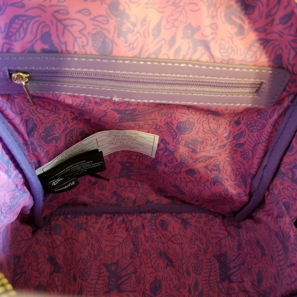 Loungefly Bambi Flower Floral Disney Mini Backpack Bag - Picture 13 of 16
